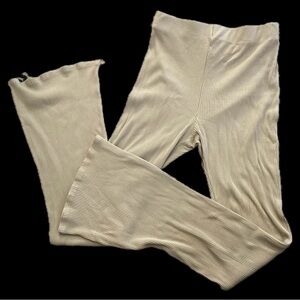 Light kaki flared leggins